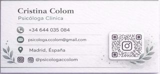 Psicóloga/ Psicología online