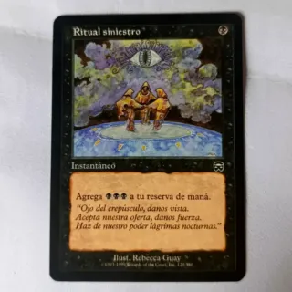 Ritual siniestro Magic carta pantano instantáneo