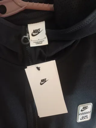 Sudadera Nike Air Max Negra Talla L Nueva