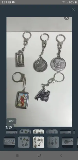 Lote 20 Llaveros Antiguos Coleccionistas