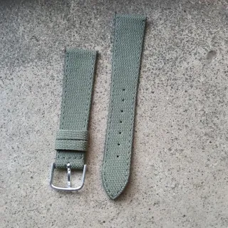 Cinturino Orologio Tessuto grigio vintage