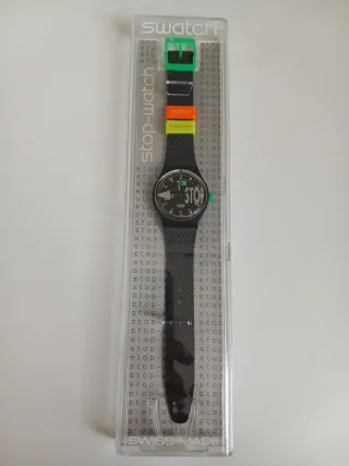 Swatch Stop Watch Coffeebreak SSK100 1992