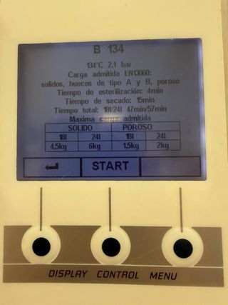 Autoclave Esterilizador Euronda E9 24L Dental