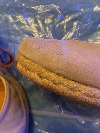 Zapatillas esparto cuña beige