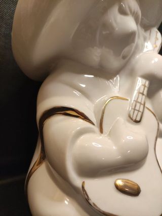 Figura Nadal Niño Guitarra Porcelana