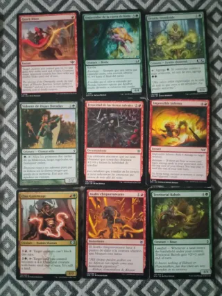 Mazo Magic 60 cartas Verde Rojo