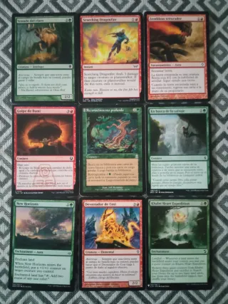 Mazo Magic 60 cartas Verde Rojo