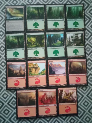 Mazo Magic 60 cartas Verde Rojo