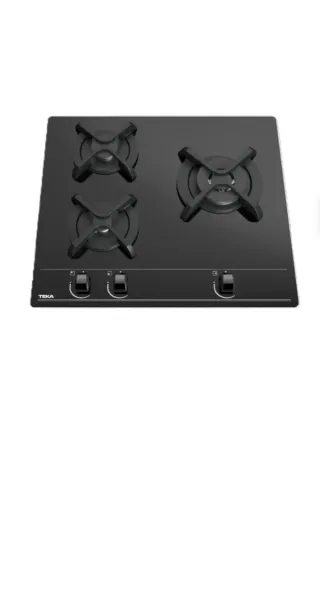 Placa de gas Teka 3 fuegos butano NUEVA