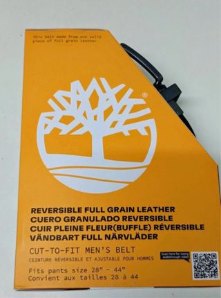 Cinturón Timberland reversible piel
