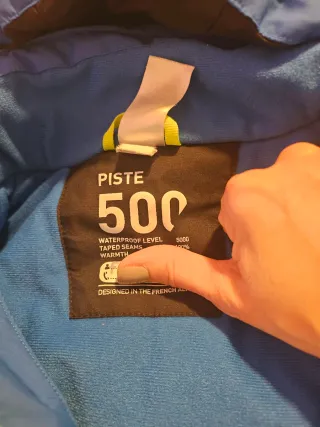 Chaqueta Ski Niño Decathlon Azul/Negro talle 6