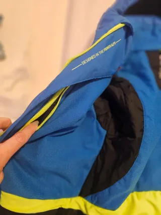 Chaqueta Ski Niño Decathlon Azul/Negro talle 6