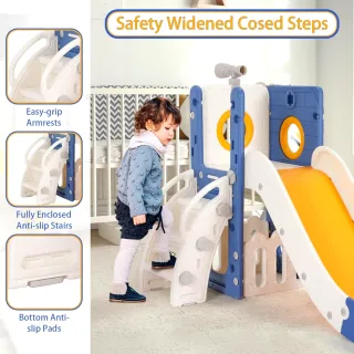 Tobogán infantil 4 en 1. Tobogán para niños