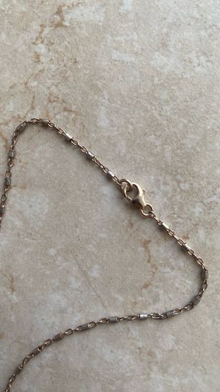 Collana con pendente lettera S argento