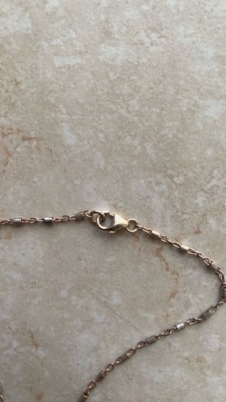 Collana con pendente lettera S argento