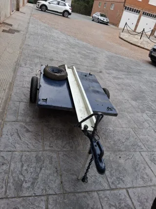 Carro Portamotos con Rampa