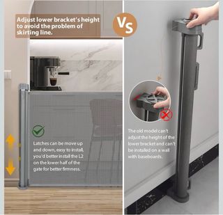 Barrera seguridad bebés y mascotas