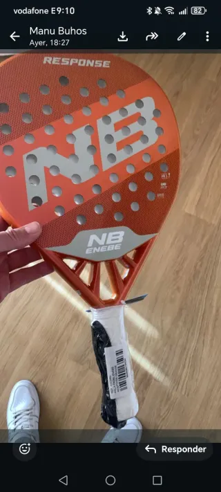 Pala pádel Enebe Response Naranja
