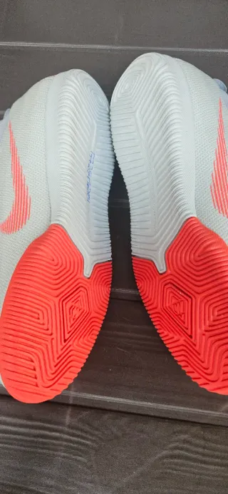 Zapatillas Nike Fútbol Sala Gris/Rojo