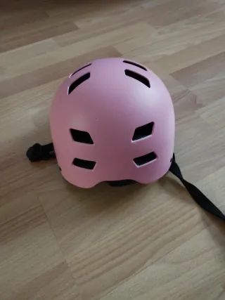Casco Bicicleta Rosa Talla 4-10 Años