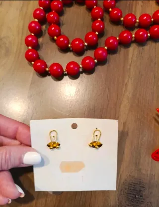 Conjunto de accesorios de Flamenca Vintage: Collar