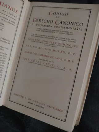 Código derecho canónico y supl posconcilar, BAC