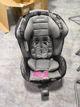 Silla coche bebé negra