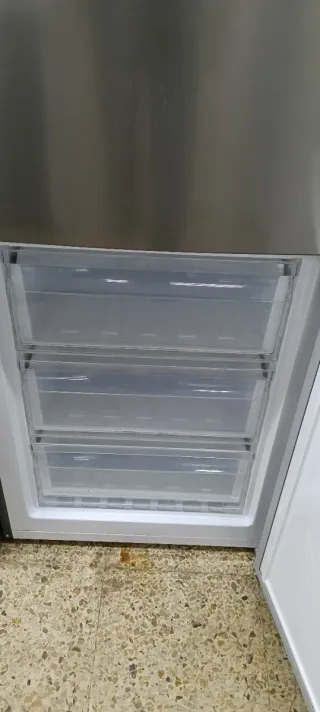 Nevera Combi BENAVENT Acero Inoxidable NO FROST