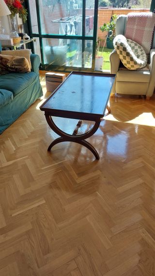 Mesa de centro extensible madera