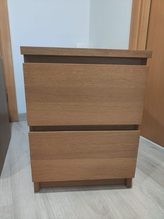 2 Mesitas Noche IKEA MALM Madera
