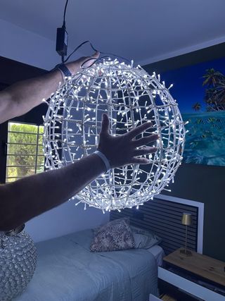 Lampada esférica decorativa LED