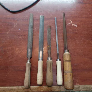 Lote de 5 limas