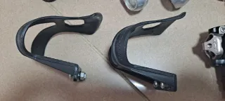 Bolsa Triángulo B'TWIN Negra + Pedales automáticos