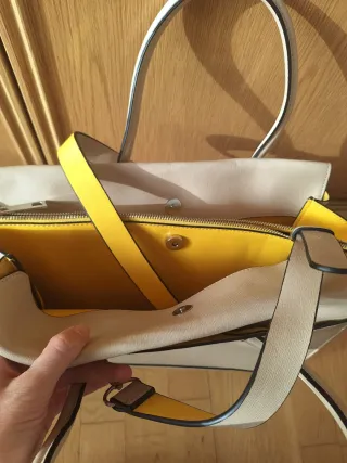 Bolso Zara Collection Básico Beige