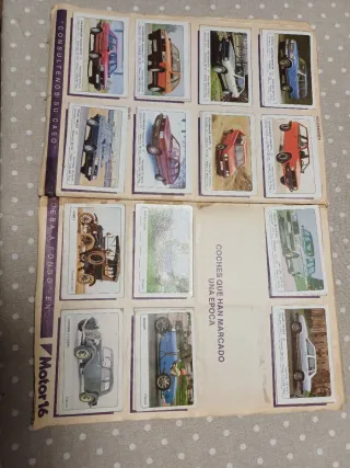 Album Coches Motor 16