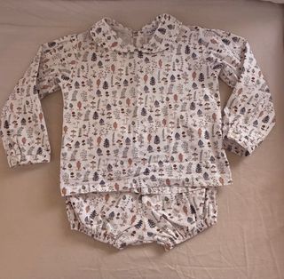 Conjunto infantil estampado bosque