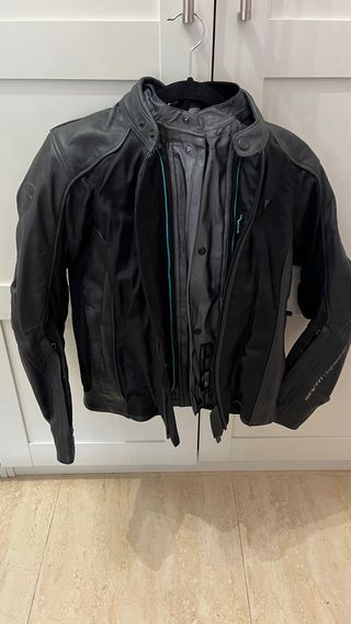 Chaqueta Moto Revit Negra 4 estaciones mujer