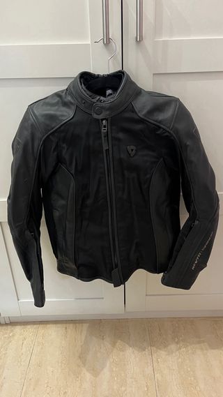 Chaqueta Moto Revit Negra 4 estaciones mujer