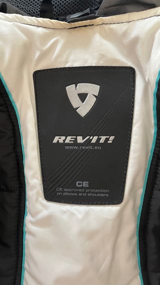 Chaqueta Moto Revit Negra 4 estaciones mujer