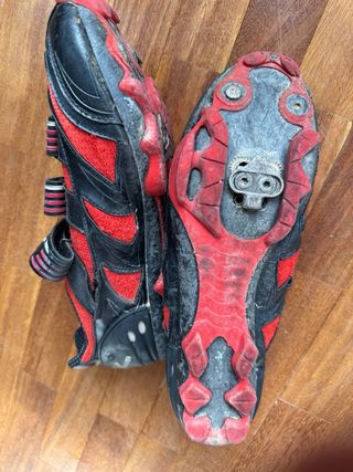 Zapatillas Ciclismo Spiuk Talla 44 Negro/Rojo