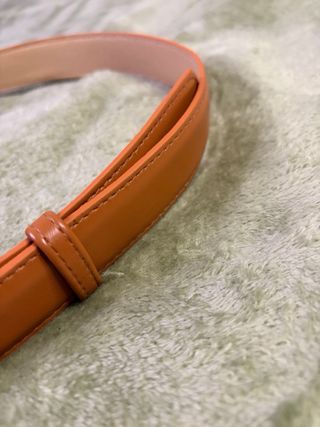 Cinturón Maison Margiela Números Plateado Naranja