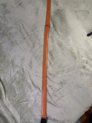 Cinturón Maison Margiela Números Plateado Naranja