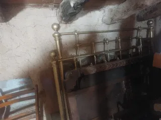 Cabecero Forja y Latón Antiguo