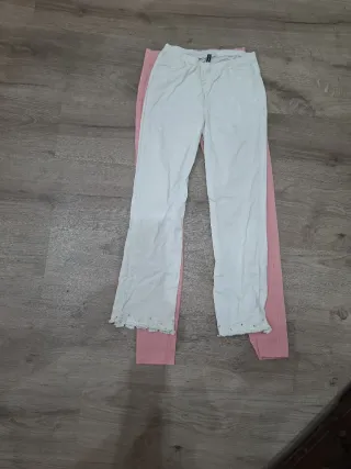 Pack de siete Pantalones niña talla 10-12