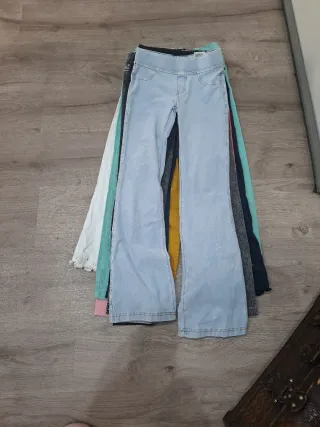 Pack de siete Pantalones niña talla 10-12