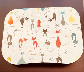 Bandeja decorativa gatos retro
