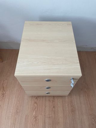 Cajonera de oficina con llave