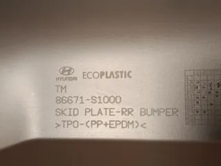 Embellecedor Parachoques Trasero Hyundai Santa Fe