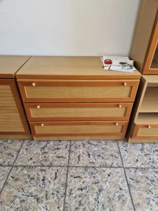 Mueble modular madera + cajonera