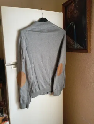 Sudadera BH gris con cremallera